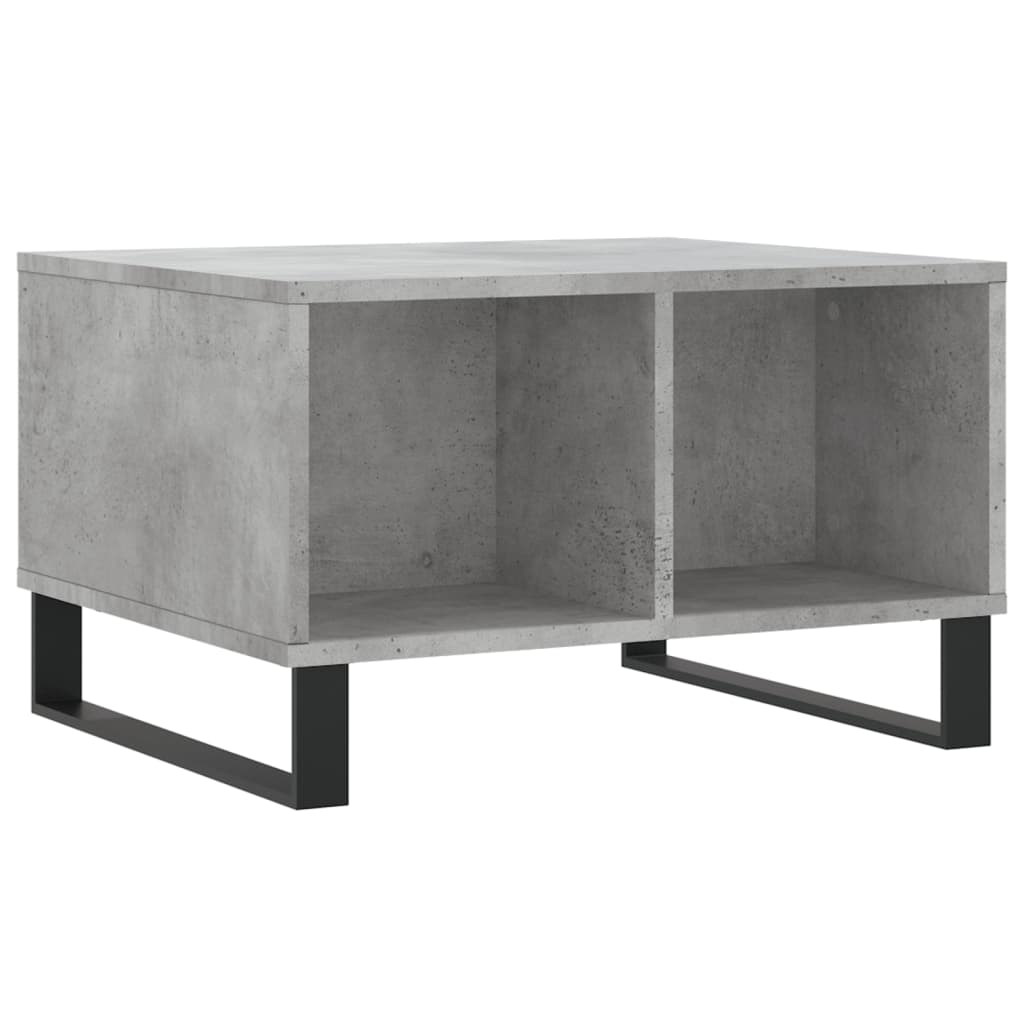 vidaXL Măsuță de cafea, gri beton, 60x50x36,5 cm, lemn compozit vidaXL Măsuță de cafea, gri beton, 60x50x36,5 cm, lemn compozit