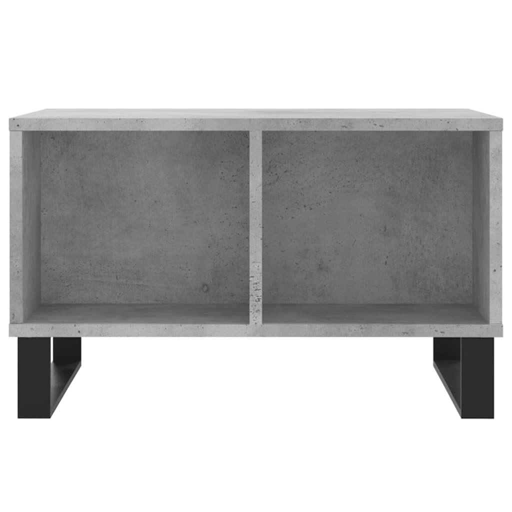 vidaXL Măsuță de cafea, gri beton, 60x50x36,5 cm, lemn compozit vidaXL Măsuță de cafea, gri beton, 60x50x36,5 cm, lemn compozit