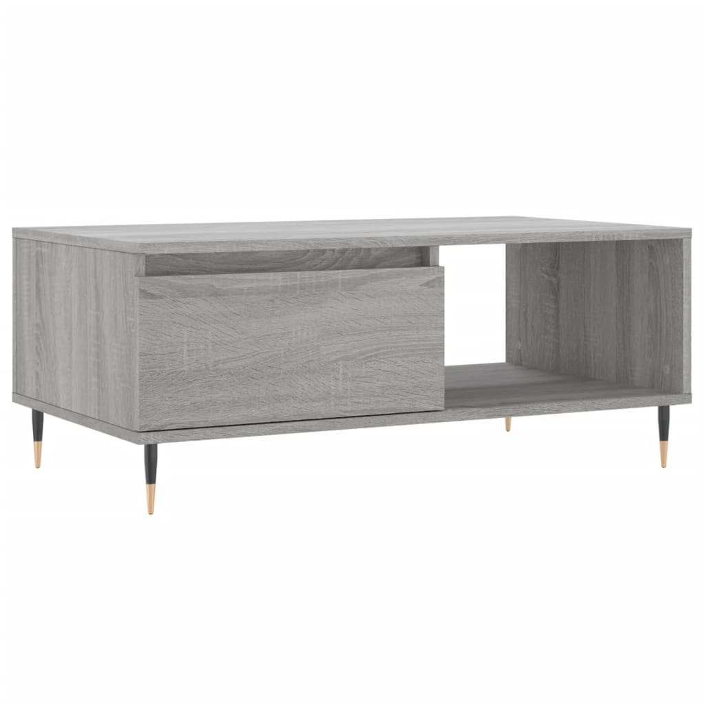 vidaXL Măsuță de cafea, gri sonoma, 90x50x36,5 cm, lemn prelucrat vidaXL Măsuță de cafea, gri sonoma, 90x50x36,5 cm, lemn prelucrat