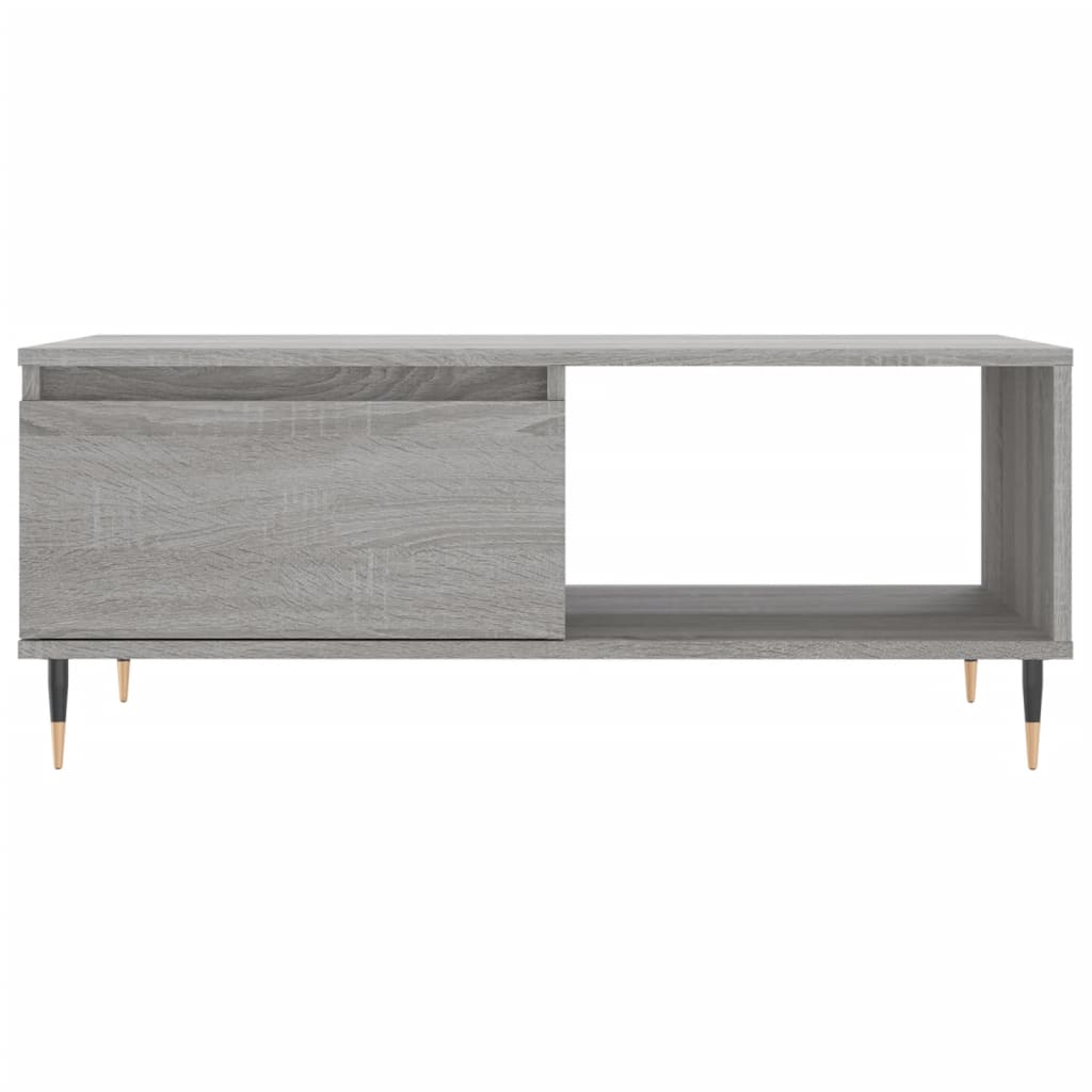 vidaXL Măsuță de cafea, gri sonoma, 90x50x36,5 cm, lemn prelucrat vidaXL Măsuță de cafea, gri sonoma, 90x50x36,5 cm, lemn prelucrat