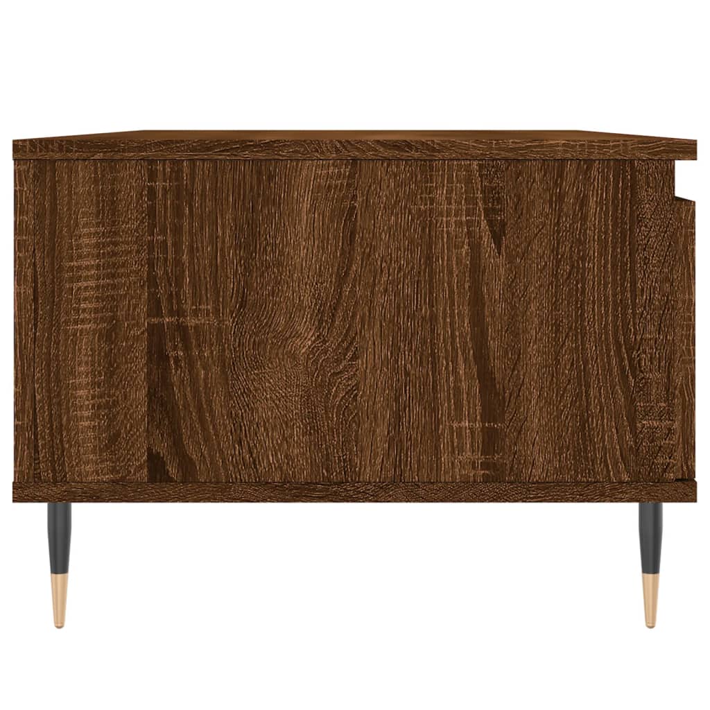 vidaXL Măsuță de cafea, stejar maro, 90x50x36,5 cm, lemn prelucrat vidaXL Măsuță de cafea, stejar maro, 90x50x36,5 cm, lemn prelucrat