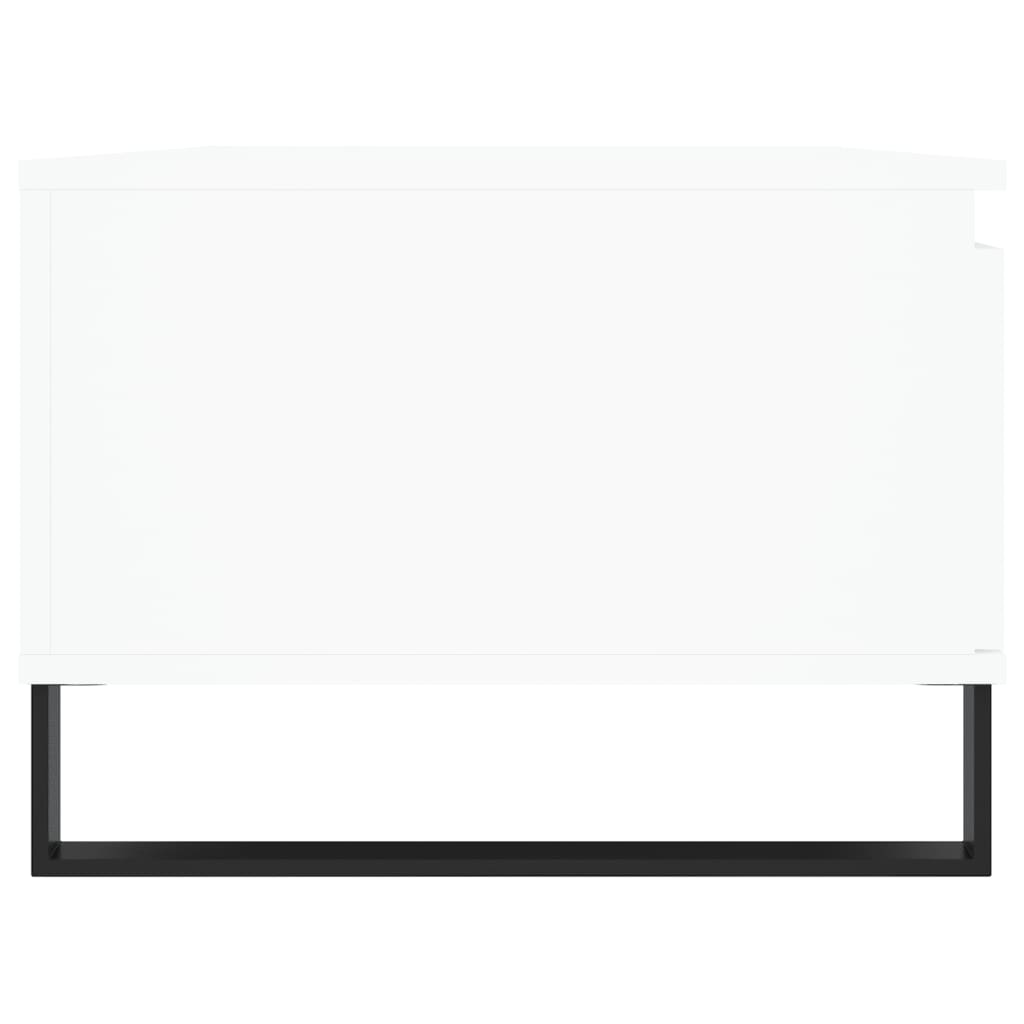 vidaXL Măsuță de cafea, alb, 90x50x36,5 cm, lemn prelucrat vidaXL Măsuță de cafea, alb, 90x50x36,5 cm, lemn prelucrat