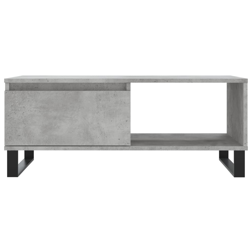 vidaXL Măsuță de cafea, gri beton, 90x50x36,5 cm, lemn compozit vidaXL Măsuță de cafea, gri beton, 90x50x36,5 cm, lemn compozit