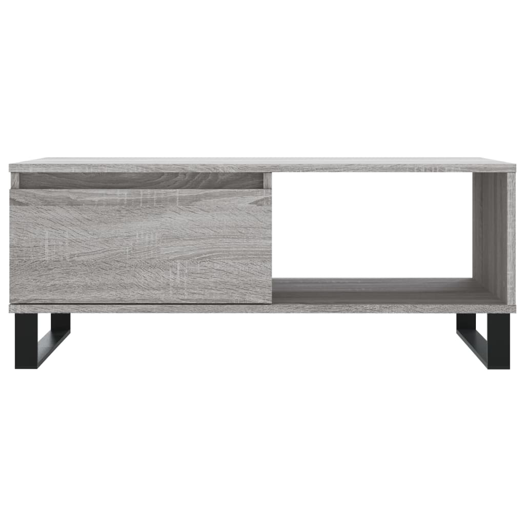 vidaXL Măsuță de cafea, gri sonoma, 90x50x36,5 cm, lemn prelucrat vidaXL Măsuță de cafea, gri sonoma, 90x50x36,5 cm, lemn prelucrat