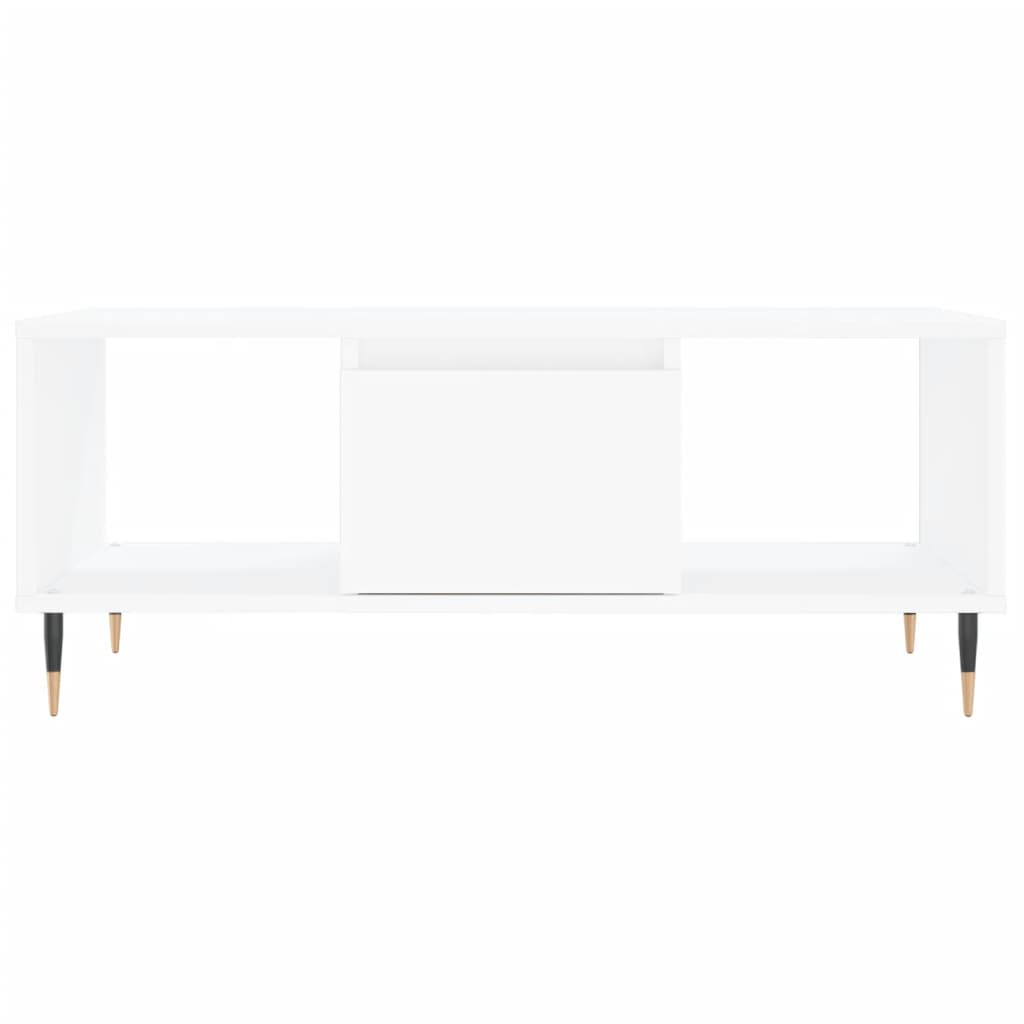 vidaXL Măsuță de cafea, alb, 90x50x36,5 cm, lemn prelucrat vidaXL Măsuță de cafea, alb, 90x50x36,5 cm, lemn prelucrat