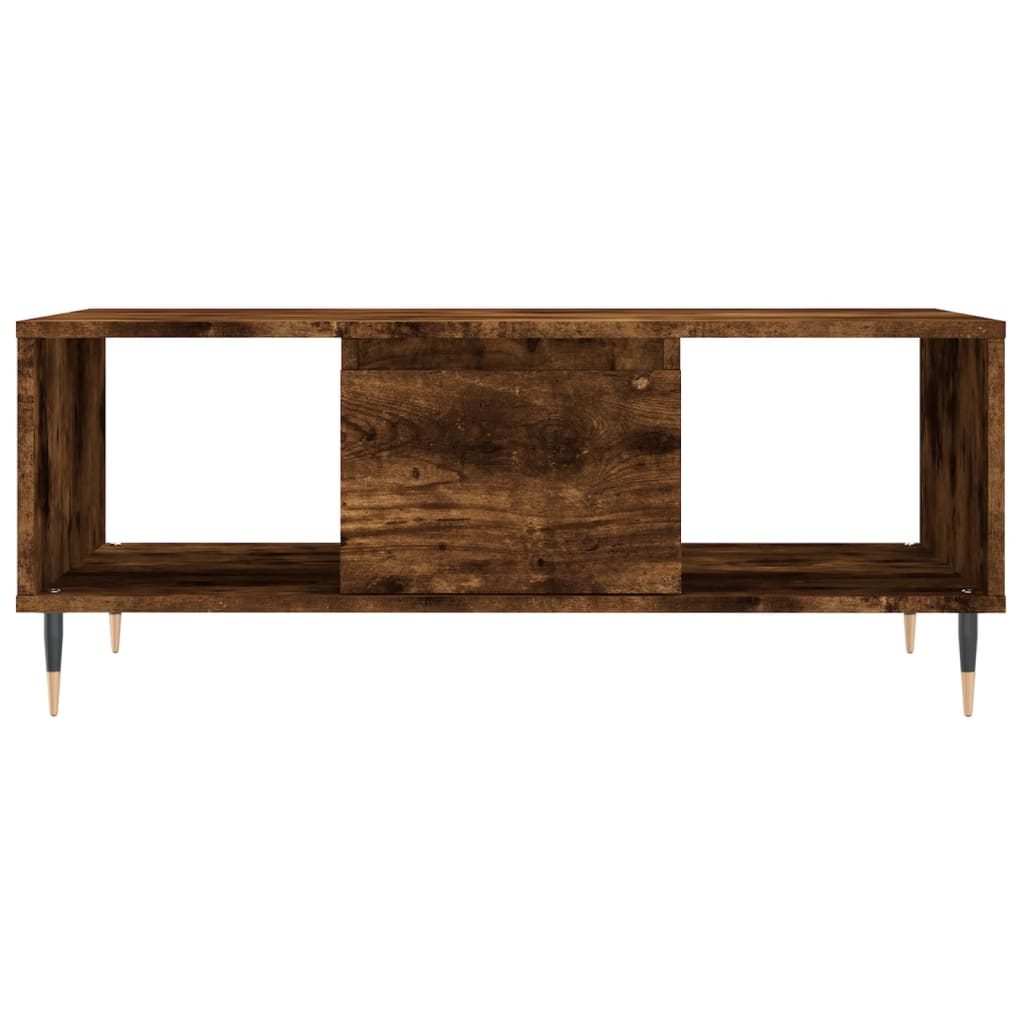vidaXL Măsuță de cafea, stejar fumuriu, 90x50x36,5 cm, lemn prelucrat vidaXL Măsuță de cafea, stejar fumuriu, 90x50x36,5 cm, lemn prelucrat