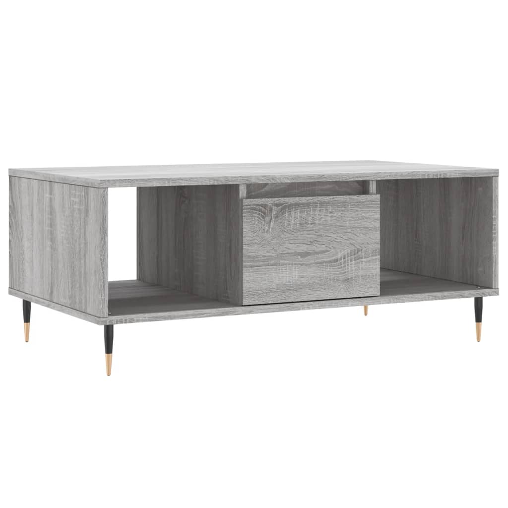 vidaXL Măsuță de cafea, gri sonoma, 90x50x36,5 cm, lemn prelucrat vidaXL Măsuță de cafea, gri sonoma, 90x50x36,5 cm, lemn prelucrat