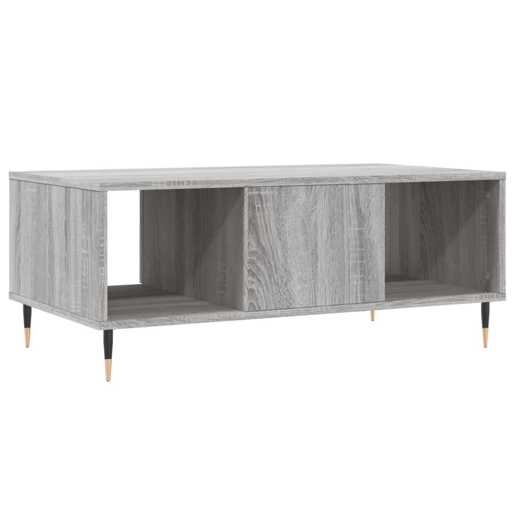 vidaXL Măsuță de cafea, gri sonoma, 90x50x36,5 cm, lemn prelucrat vidaXL Măsuță de cafea, gri sonoma, 90x50x36,5 cm, lemn prelucrat