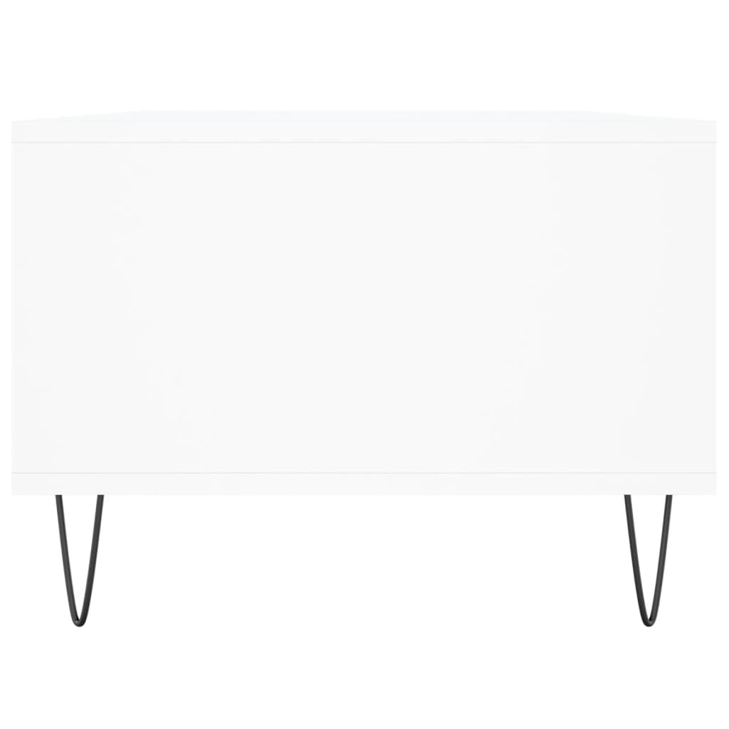 vidaXL Măsuță de cafea, alb, 90x50x36,5 cm, lemn prelucrat vidaXL Măsuță de cafea, alb, 90x50x36,5 cm, lemn prelucrat