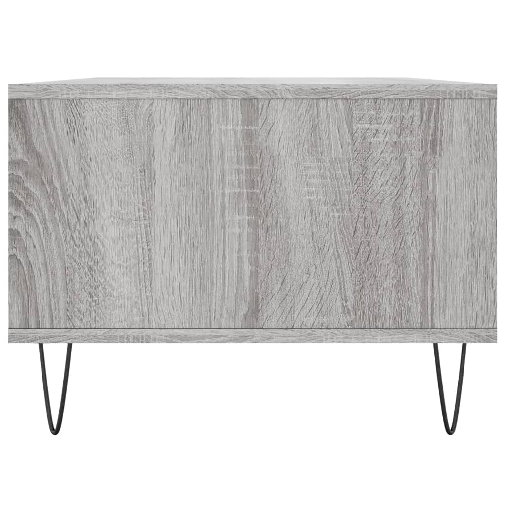 vidaXL Măsuță de cafea, gri sonoma, 90x50x36,5 cm, lemn prelucrat vidaXL Măsuță de cafea, gri sonoma, 90x50x36,5 cm, lemn prelucrat