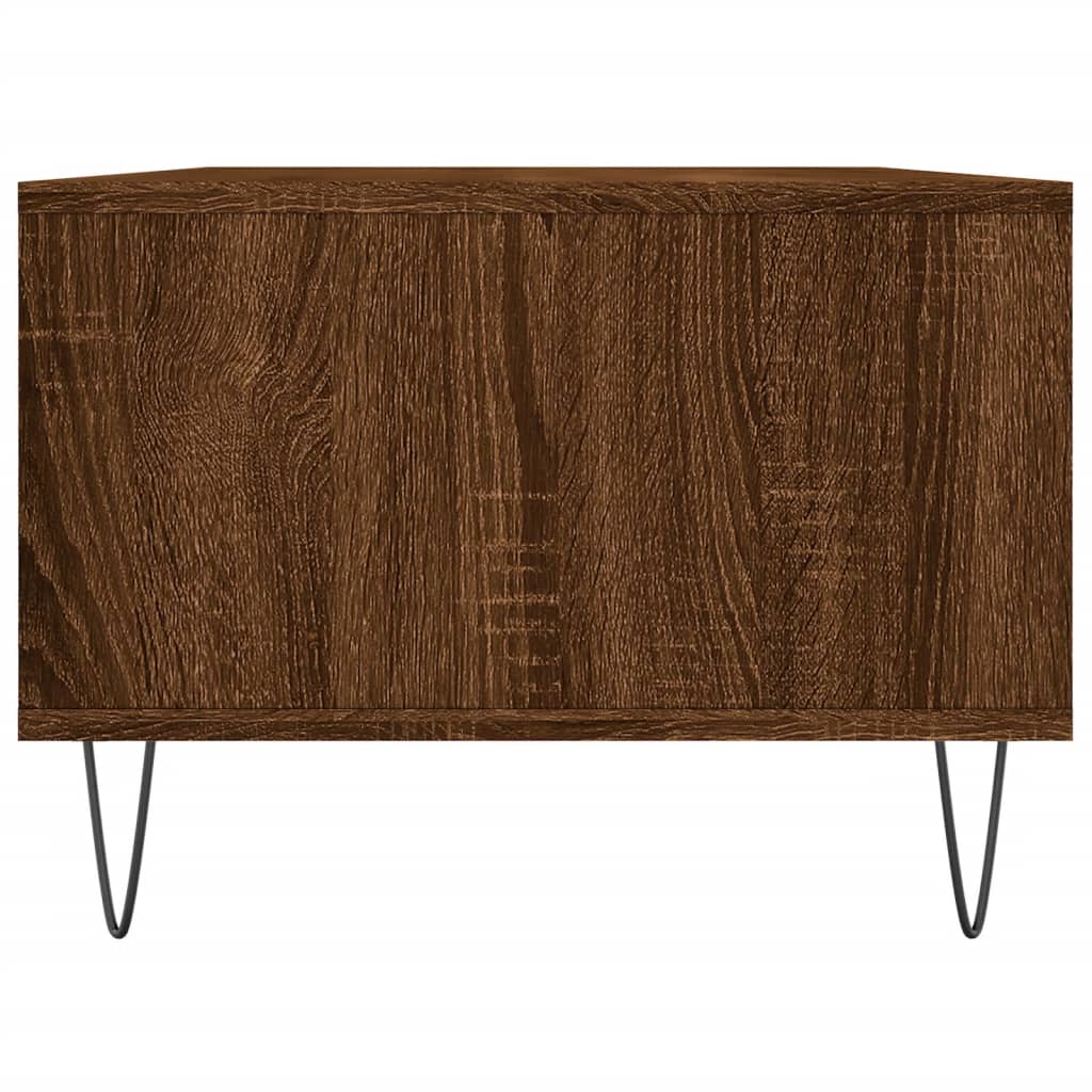 vidaXL Măsuță de cafea, stejar maro, 90x50x36,5 cm, lemn prelucrat vidaXL Măsuță de cafea, stejar maro, 90x50x36,5 cm, lemn prelucrat