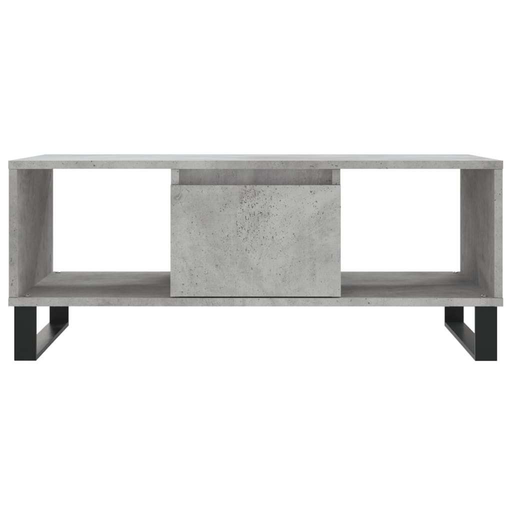 vidaXL Măsuță de cafea, gri beton, 90x50x36,5 cm, lemn compozit vidaXL Măsuță de cafea, gri beton, 90x50x36,5 cm, lemn compozit