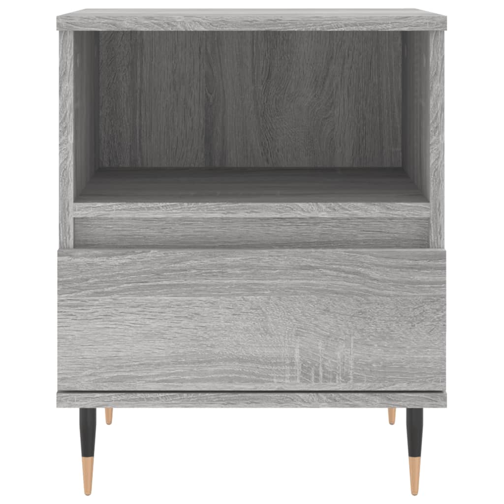 vidaXL Noptiere, 2 buc., gri sonoma, 40x35x50 cm, lemn compozit vidaXL Noptiere, 2 buc., gri sonoma, 40x35x50 cm, lemn compozit