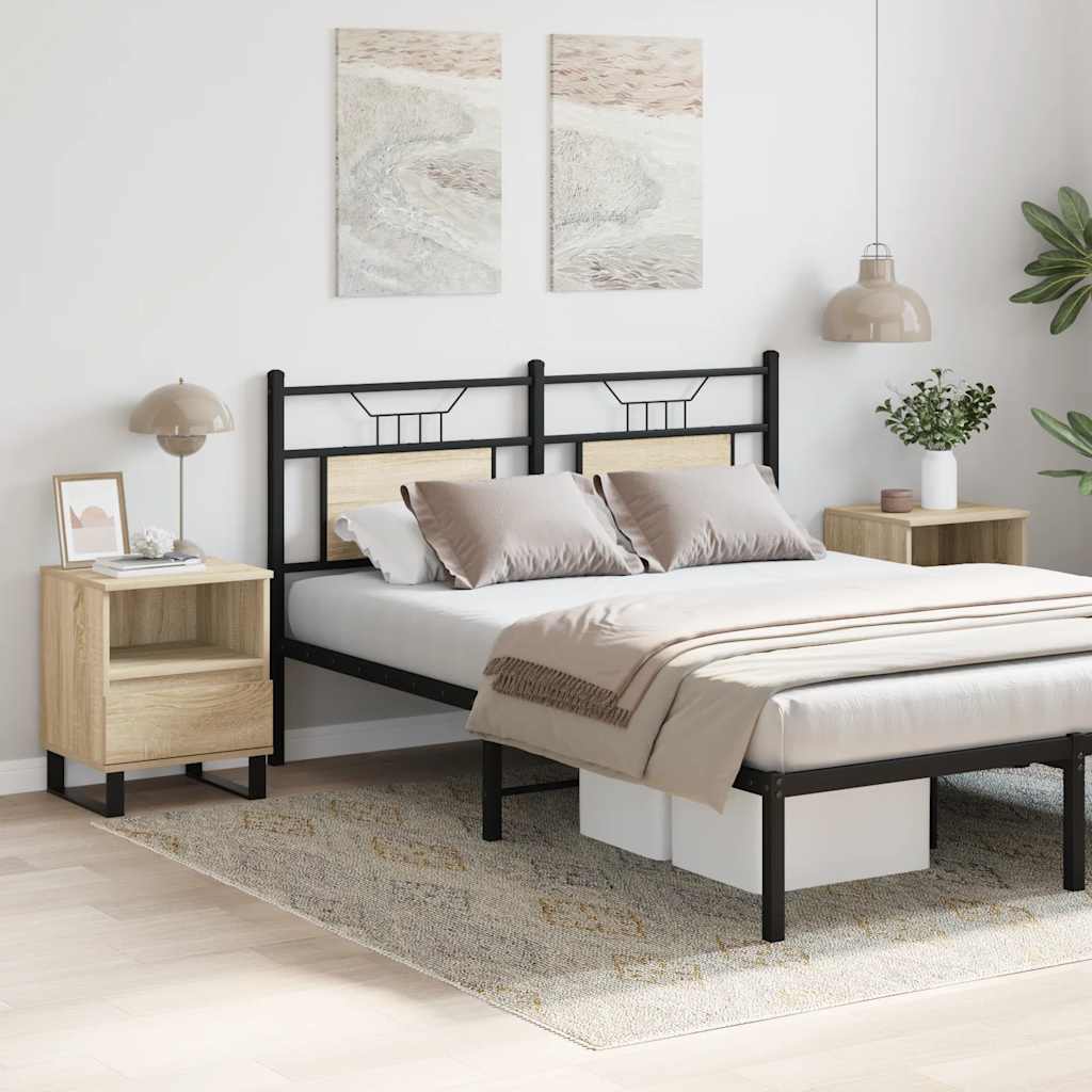 vidaXL Noptiere, 2 buc., stejar sonoma, 40x35x50 cm, lemn compozit vidaXL Noptiere, 2 buc., stejar sonoma, 40x35x50 cm, lemn compozit