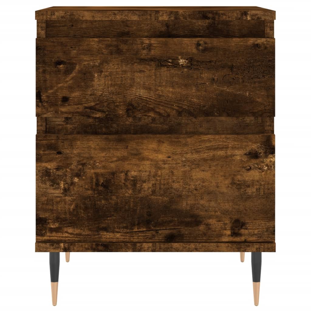vidaXL Noptiere, 2 buc., stejar fumuriu, 40x35x50 cm, lemn compozit vidaXL Noptiere, 2 buc., stejar fumuriu, 40x35x50 cm, lemn compozit