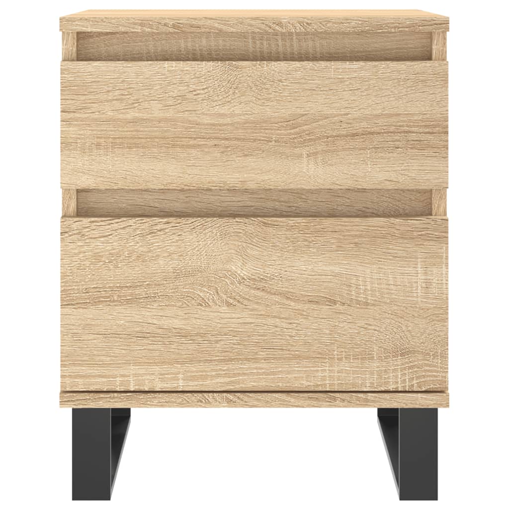 vidaXL Noptiere, 2 buc., stejar sonoma, 40x35x50 cm, lemn compozit vidaXL Noptiere, 2 buc., stejar sonoma, 40x35x50 cm, lemn compozit
