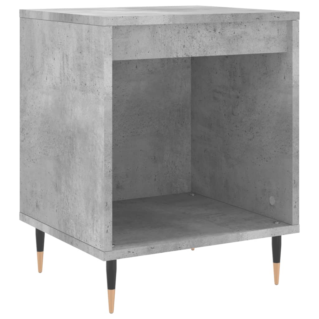 vidaXL Noptieră, gri beton, 40x35x50 cm, lemn compozit