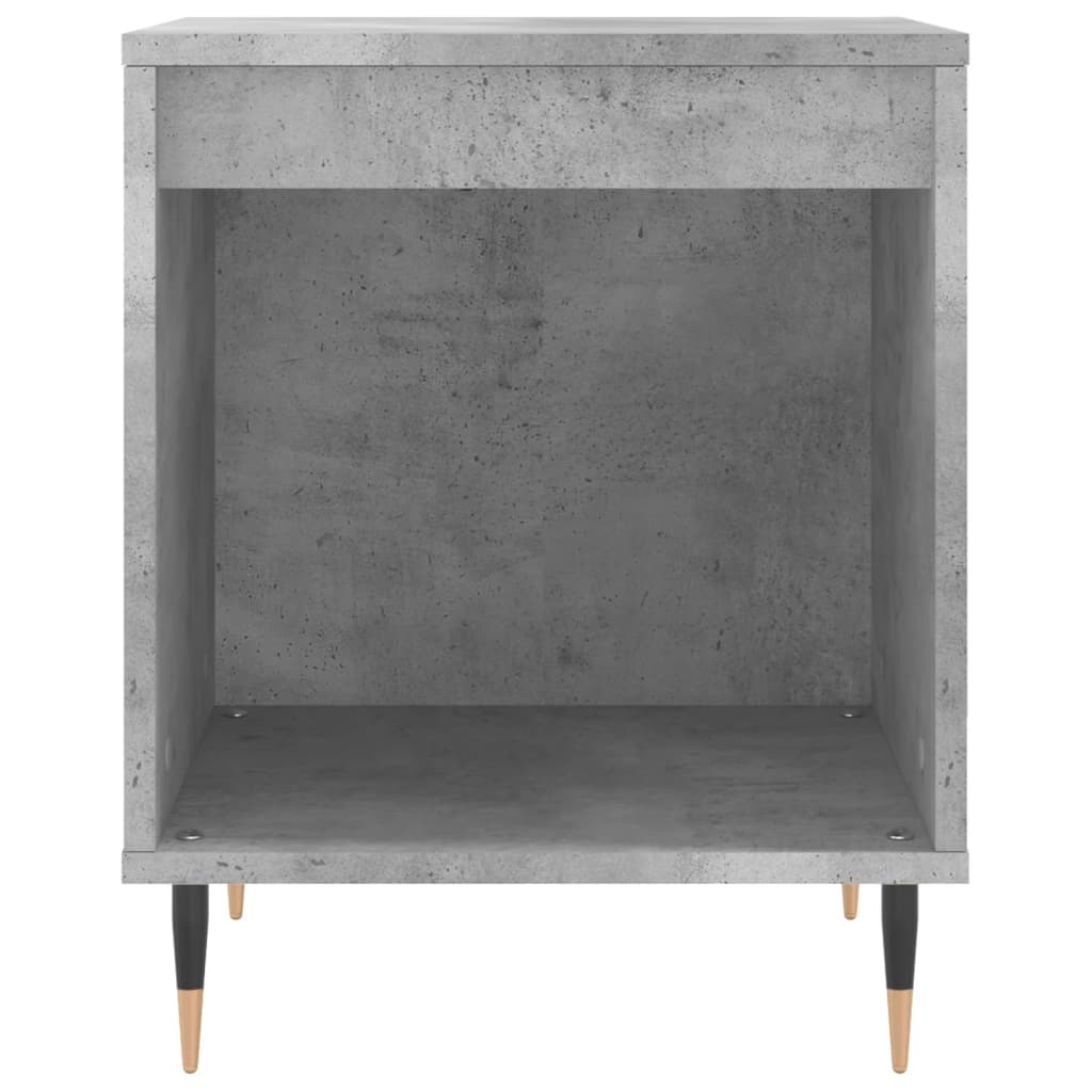 vidaXL Noptieră, gri beton, 40x35x50 cm, lemn compozit