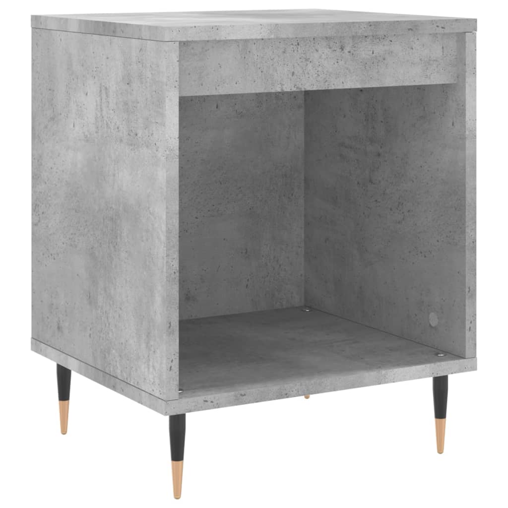 vidaXL Noptiere, 2 buc., gri beton, 40x35x50 cm, lemn compozit vidaXL Noptiere, 2 buc., gri beton, 40x35x50 cm, lemn compozit