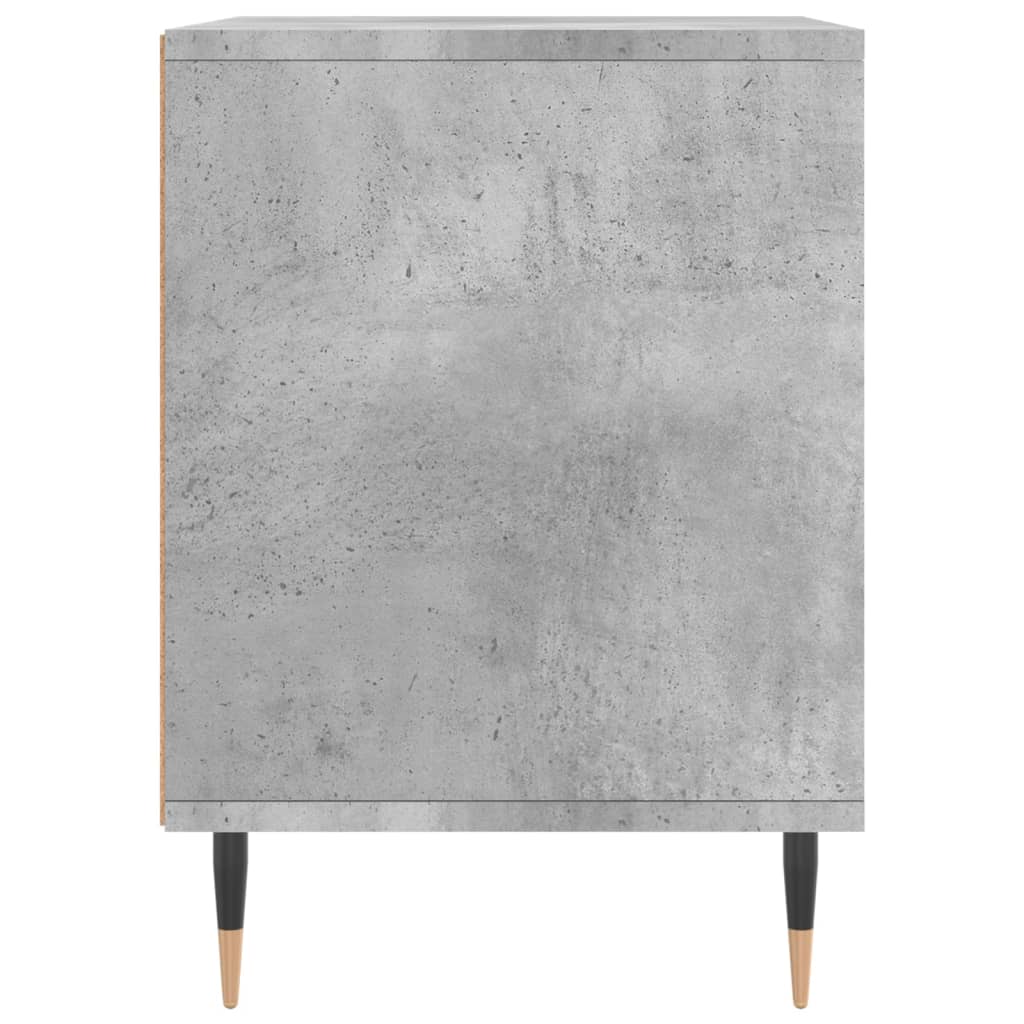 vidaXL Noptiere, 2 buc., gri beton, 40x35x50 cm, lemn compozit vidaXL Noptiere, 2 buc., gri beton, 40x35x50 cm, lemn compozit