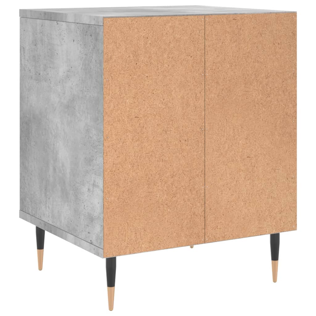 vidaXL Noptiere, 2 buc., gri beton, 40x35x50 cm, lemn compozit vidaXL Noptiere, 2 buc., gri beton, 40x35x50 cm, lemn compozit