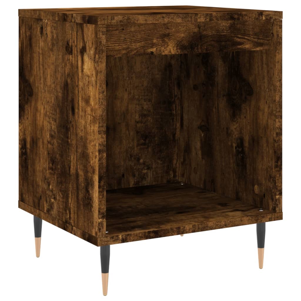 vidaXL Noptiere, 2 buc., stejar fumuriu, 40x35x50 cm, lemn compozit vidaXL Noptiere, 2 buc., stejar fumuriu, 40x35x50 cm, lemn compozit
