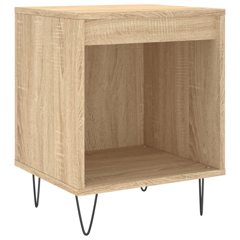 vidaXL Noptiere, 2 buc., stejar sonoma, 40x35x50 cm, lemn compozit