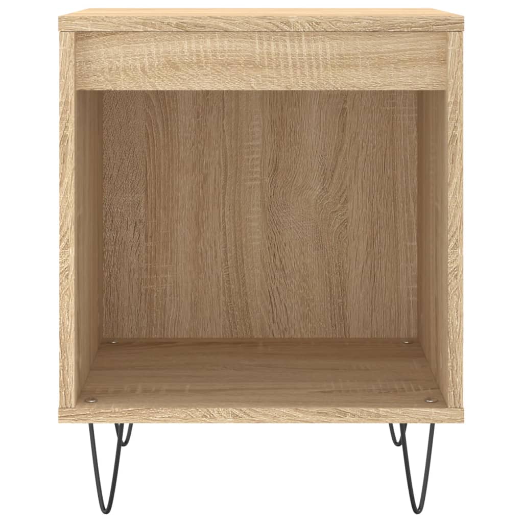 vidaXL Noptiere, 2 buc., stejar sonoma, 40x35x50 cm, lemn compozit
