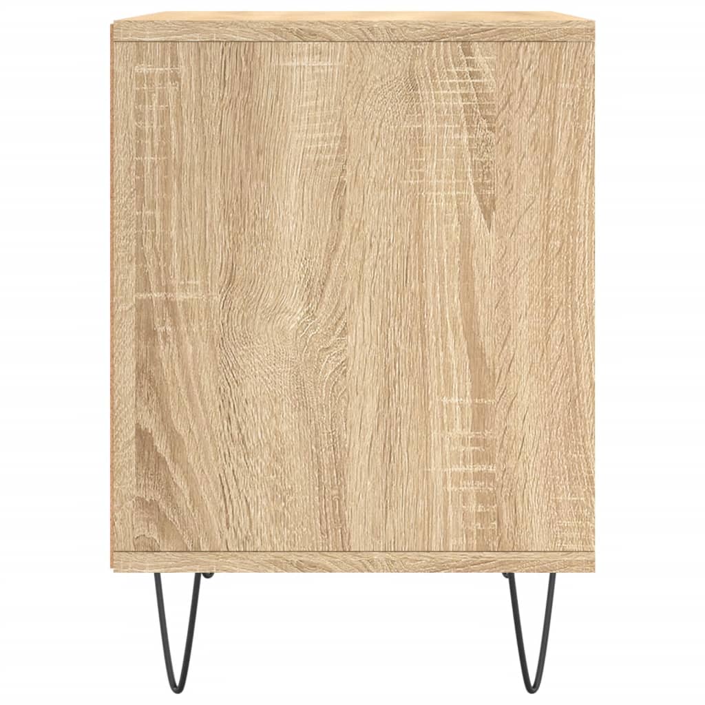 vidaXL Noptiere, 2 buc., stejar sonoma, 40x35x50 cm, lemn compozit