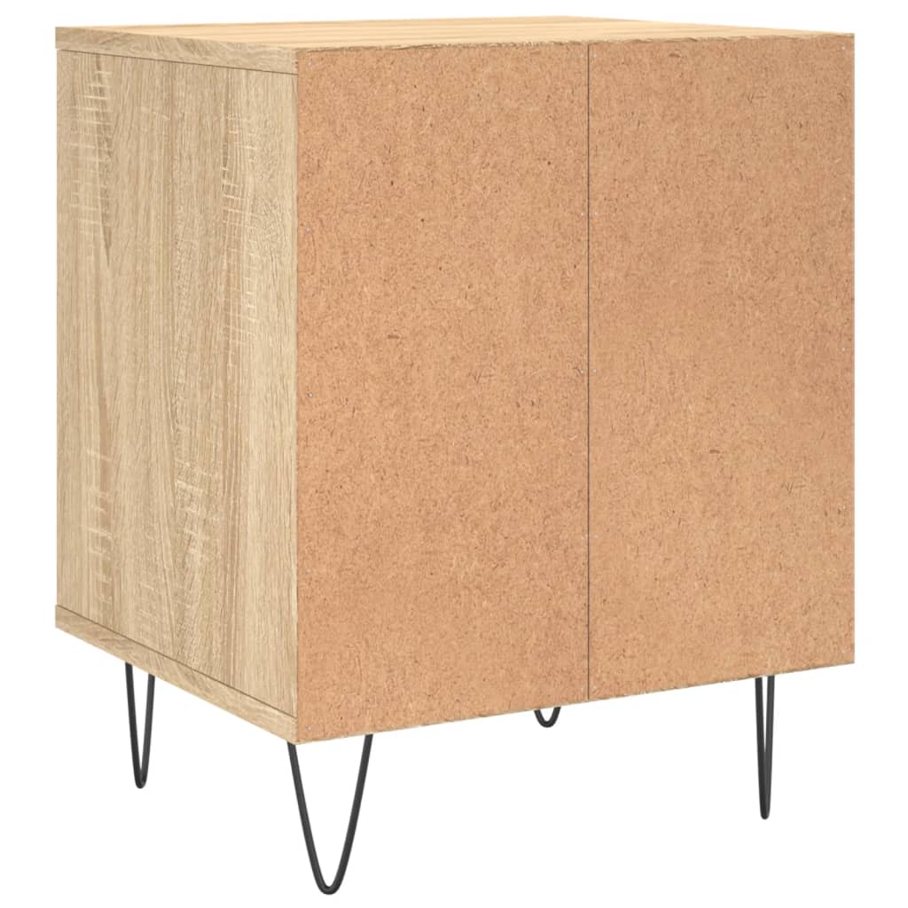 vidaXL Noptiere, 2 buc., stejar sonoma, 40x35x50 cm, lemn compozit