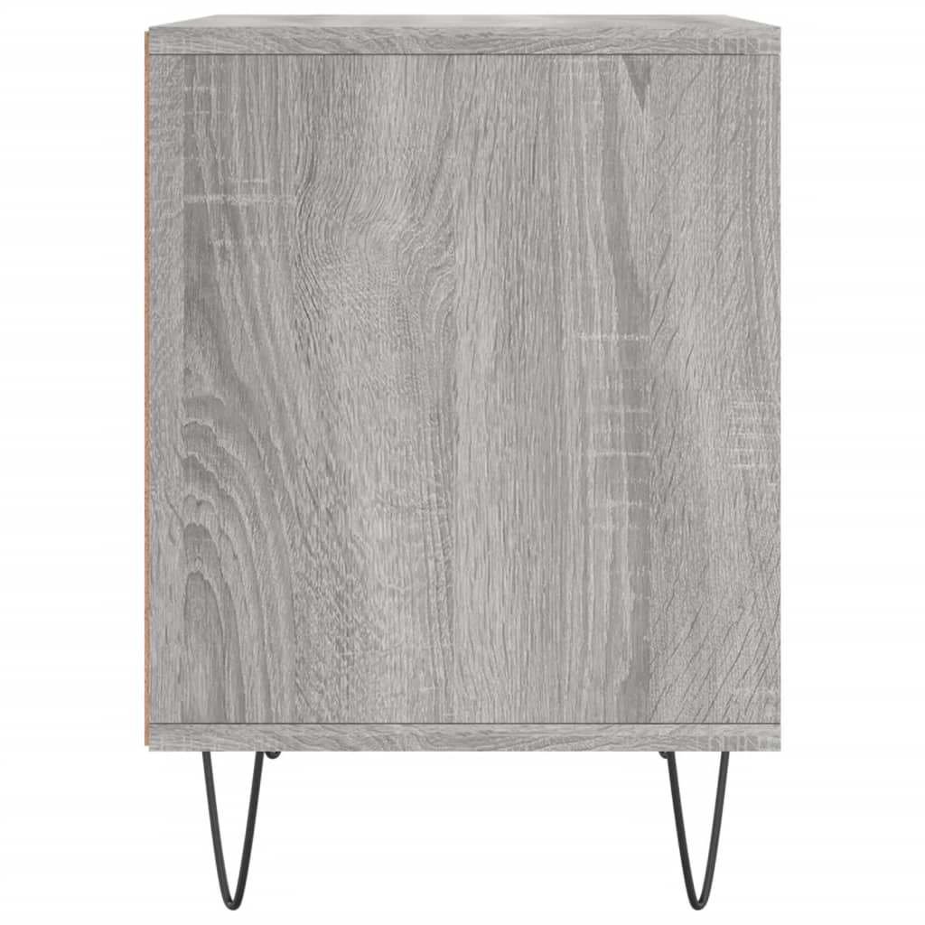 vidaXL Noptiere, 2 buc., gri sonoma, 40x35x50 cm, lemn compozit vidaXL Noptiere, 2 buc., gri sonoma, 40x35x50 cm, lemn compozit
