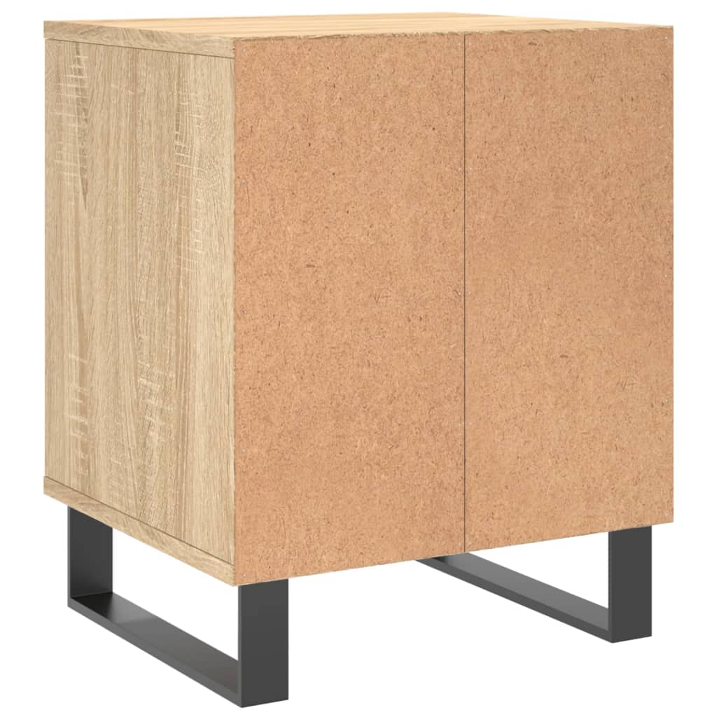 vidaXL Noptiere, 2 buc., stejar sonoma, 40x35x50 cm, lemn compozit vidaXL Noptiere, 2 buc., stejar sonoma, 40x35x50 cm, lemn compozit