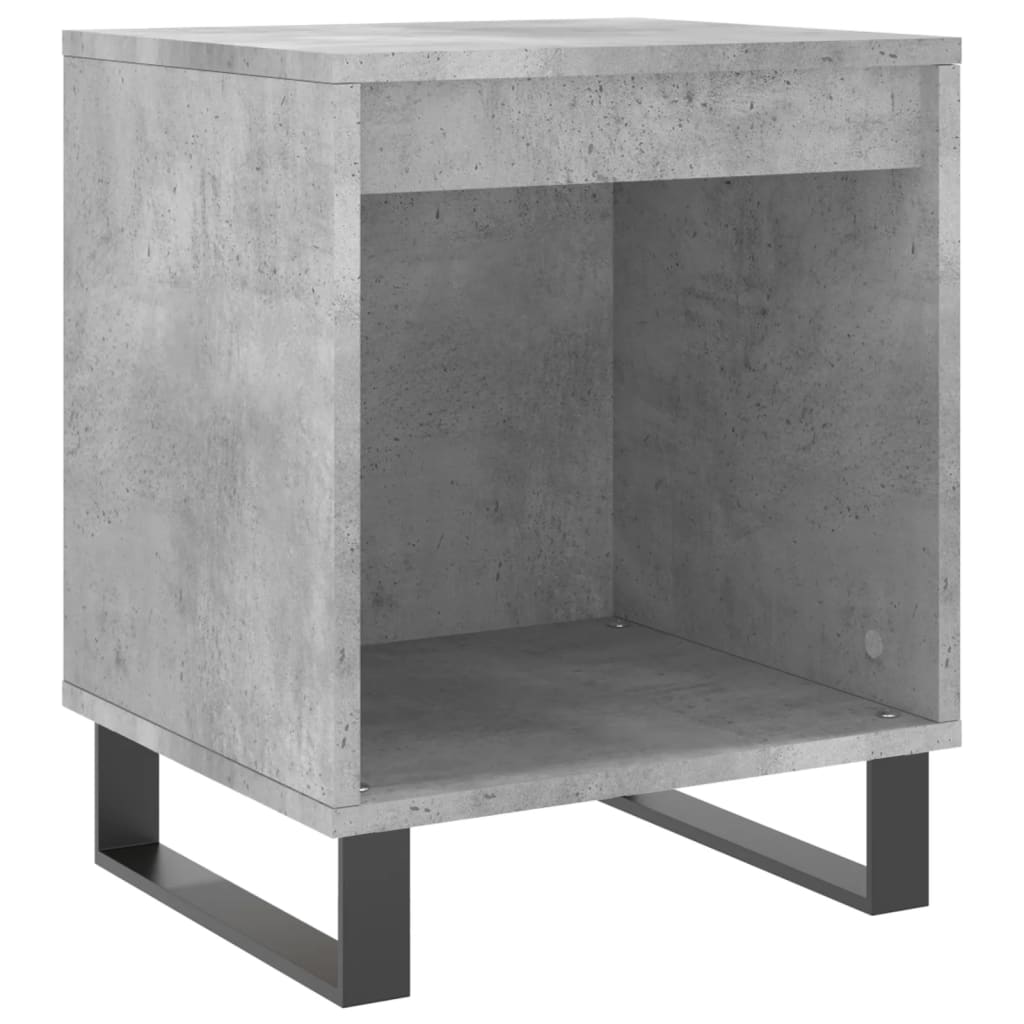 vidaXL Noptiere, 2 buc., gri beton, 40x35x50 cm, lemn compozit vidaXL Noptiere, 2 buc., gri beton, 40x35x50 cm, lemn compozit
