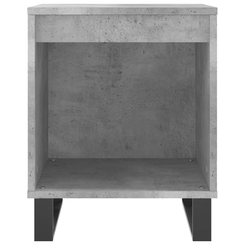 vidaXL Noptiere, 2 buc., gri beton, 40x35x50 cm, lemn compozit vidaXL Noptiere, 2 buc., gri beton, 40x35x50 cm, lemn compozit