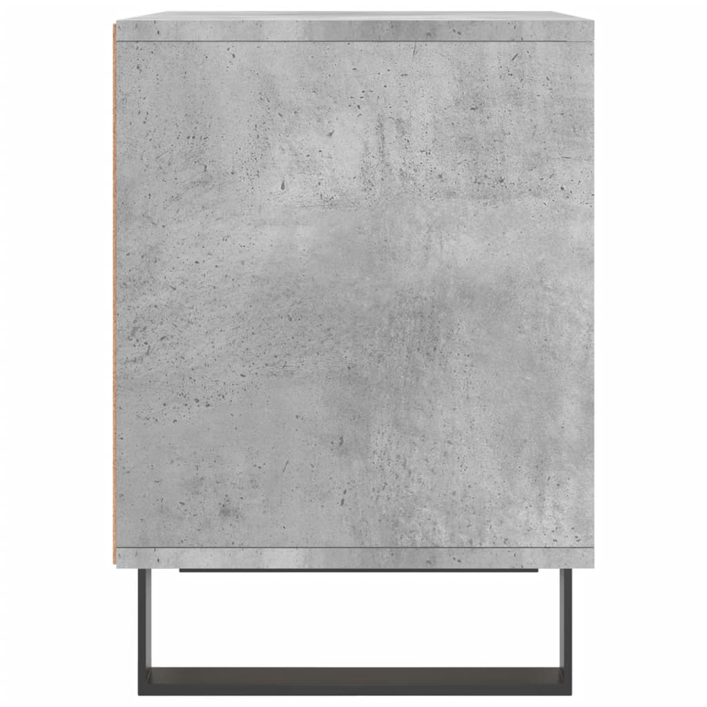 vidaXL Noptiere, 2 buc., gri beton, 40x35x50 cm, lemn compozit vidaXL Noptiere, 2 buc., gri beton, 40x35x50 cm, lemn compozit