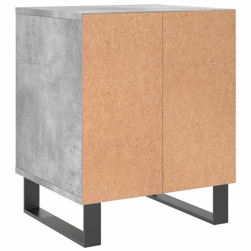 vidaXL Noptiere, 2 buc., gri beton, 40x35x50 cm, lemn compozit vidaXL Noptiere, 2 buc., gri beton, 40x35x50 cm, lemn compozit