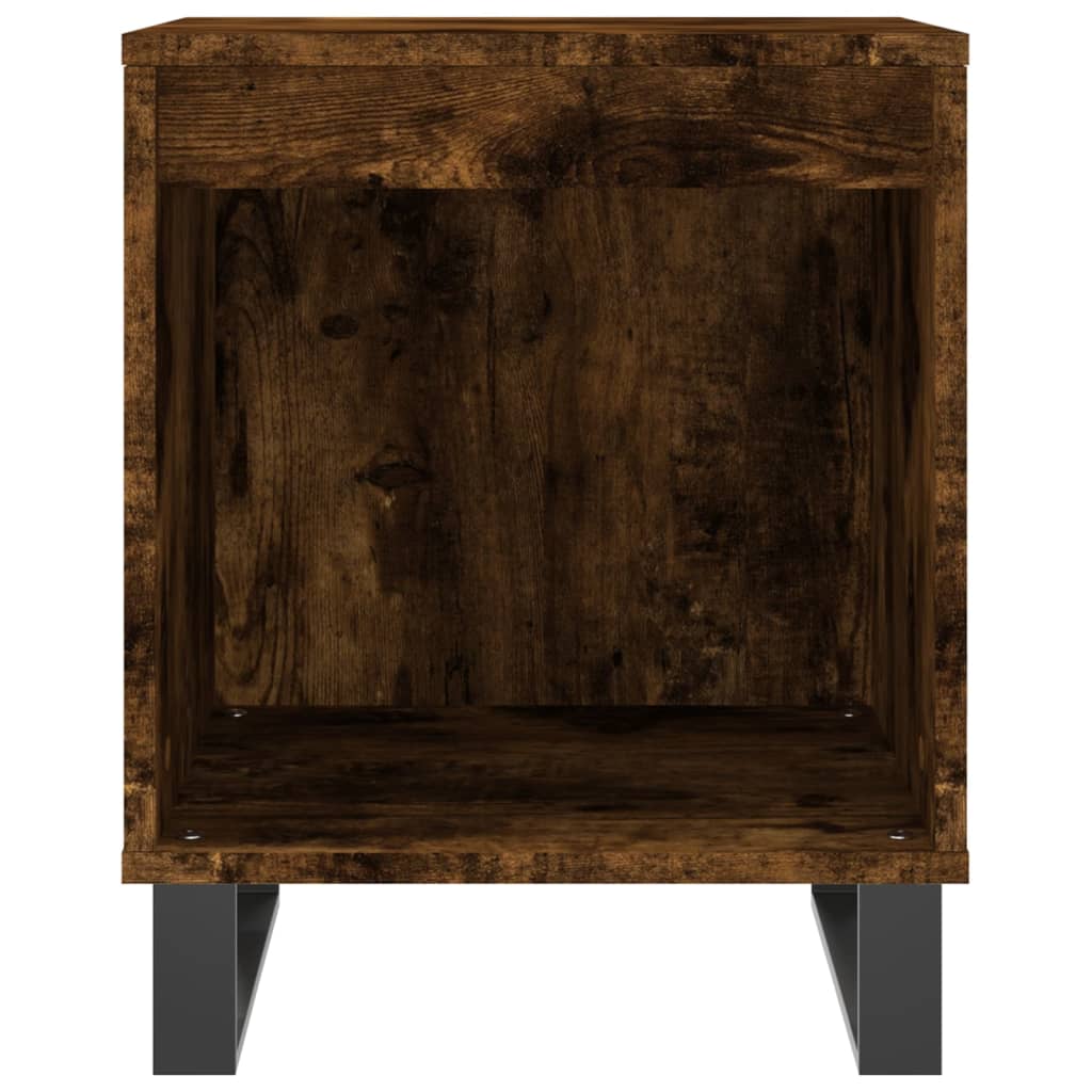 vidaXL Noptiere, 2 buc., stejar fumuriu, 40x35x50 cm, lemn compozit vidaXL Noptiere, 2 buc., stejar fumuriu, 40x35x50 cm, lemn compozit
