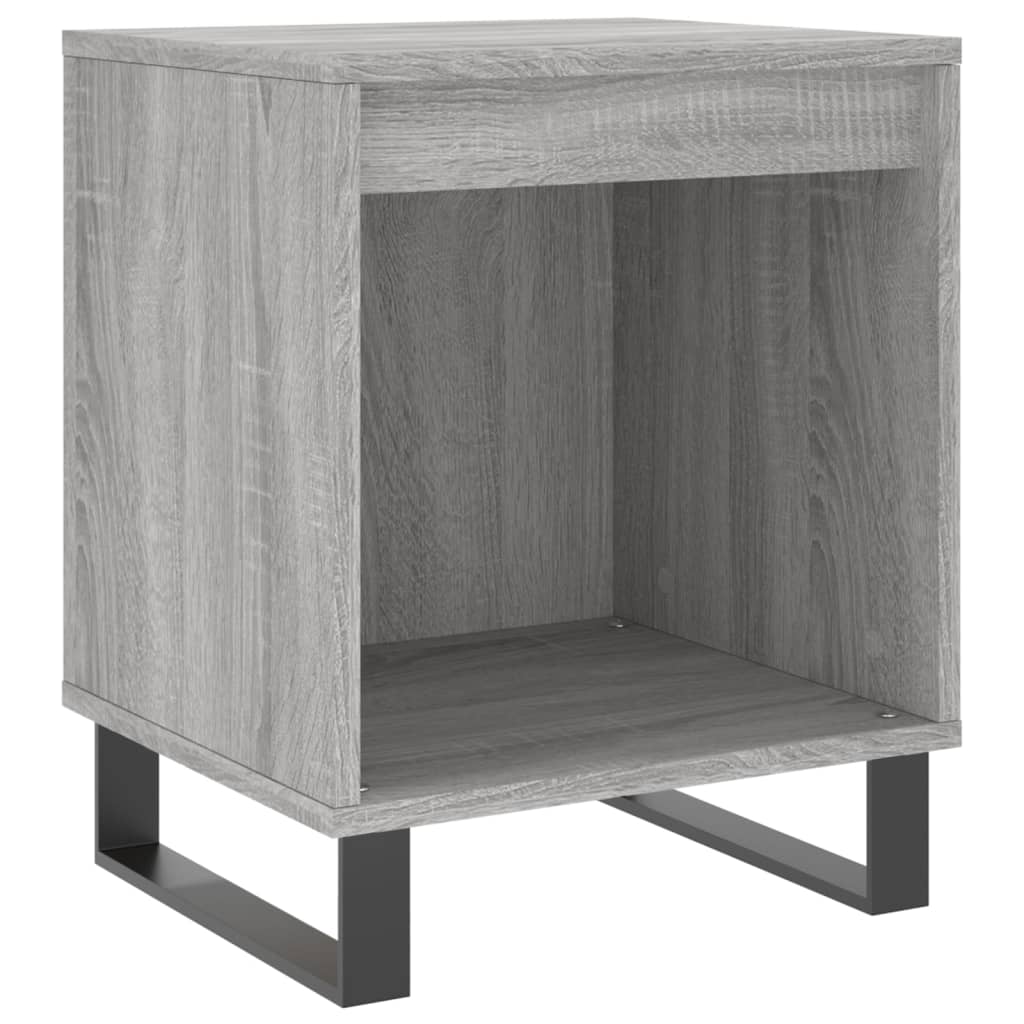 vidaXL Noptiere, 2 buc., gri sonoma, 40x35x50 cm, lemn compozit vidaXL Noptiere, 2 buc., gri sonoma, 40x35x50 cm, lemn compozit