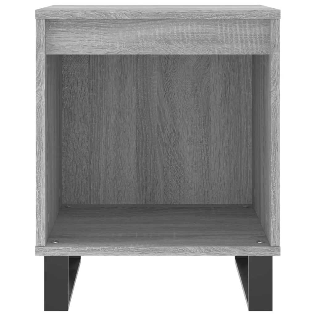vidaXL Noptiere, 2 buc., gri sonoma, 40x35x50 cm, lemn compozit vidaXL Noptiere, 2 buc., gri sonoma, 40x35x50 cm, lemn compozit
