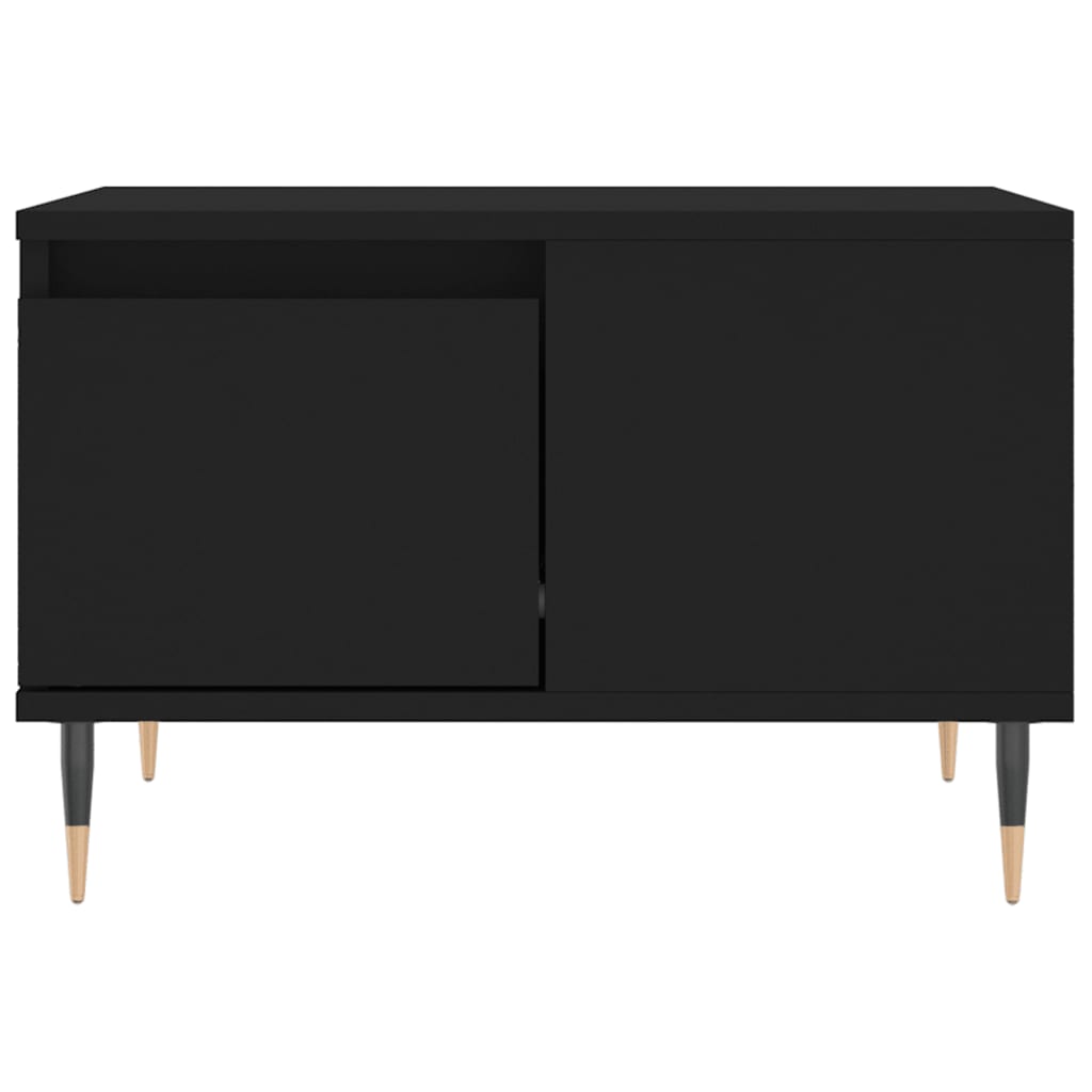 vidaXL Măsuță de cafea, negru, 55x55x36,5 cm, lemn prelucrat vidaXL Măsuță de cafea, negru, 55x55x36,5 cm, lemn prelucrat