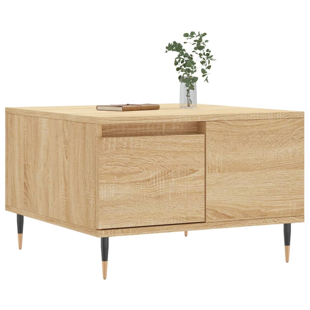 vidaXL Măsuță de cafea, stejar sonoma, 55x55x36,5 cm, lemn prelucrat vidaXL Măsuță de cafea, stejar sonoma, 55x55x36,5 cm, lemn prelucrat