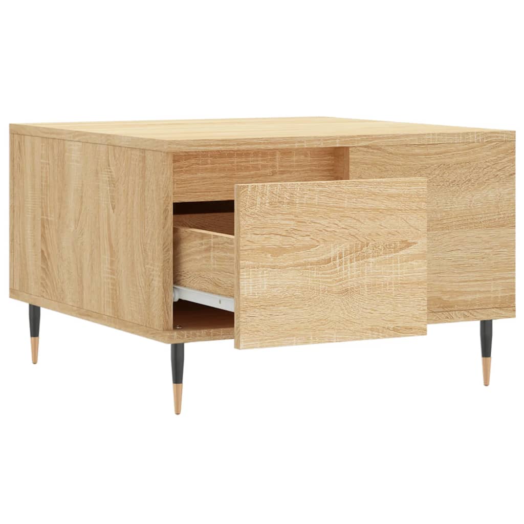 vidaXL Măsuță de cafea, stejar sonoma, 55x55x36,5 cm, lemn prelucrat vidaXL Măsuță de cafea, stejar sonoma, 55x55x36,5 cm, lemn prelucrat