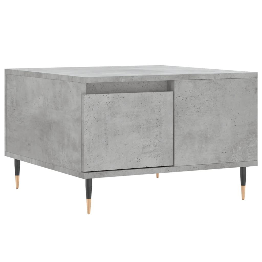 vidaXL Măsuță de cafea, gri beton, 55x55x36,5 cm, lemn prelucrat vidaXL Măsuță de cafea, gri beton, 55x55x36,5 cm, lemn prelucrat