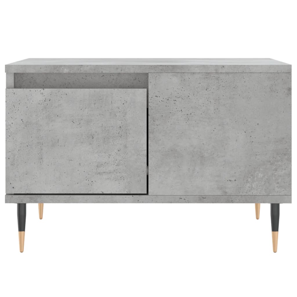 vidaXL Măsuță de cafea, gri beton, 55x55x36,5 cm, lemn prelucrat vidaXL Măsuță de cafea, gri beton, 55x55x36,5 cm, lemn prelucrat