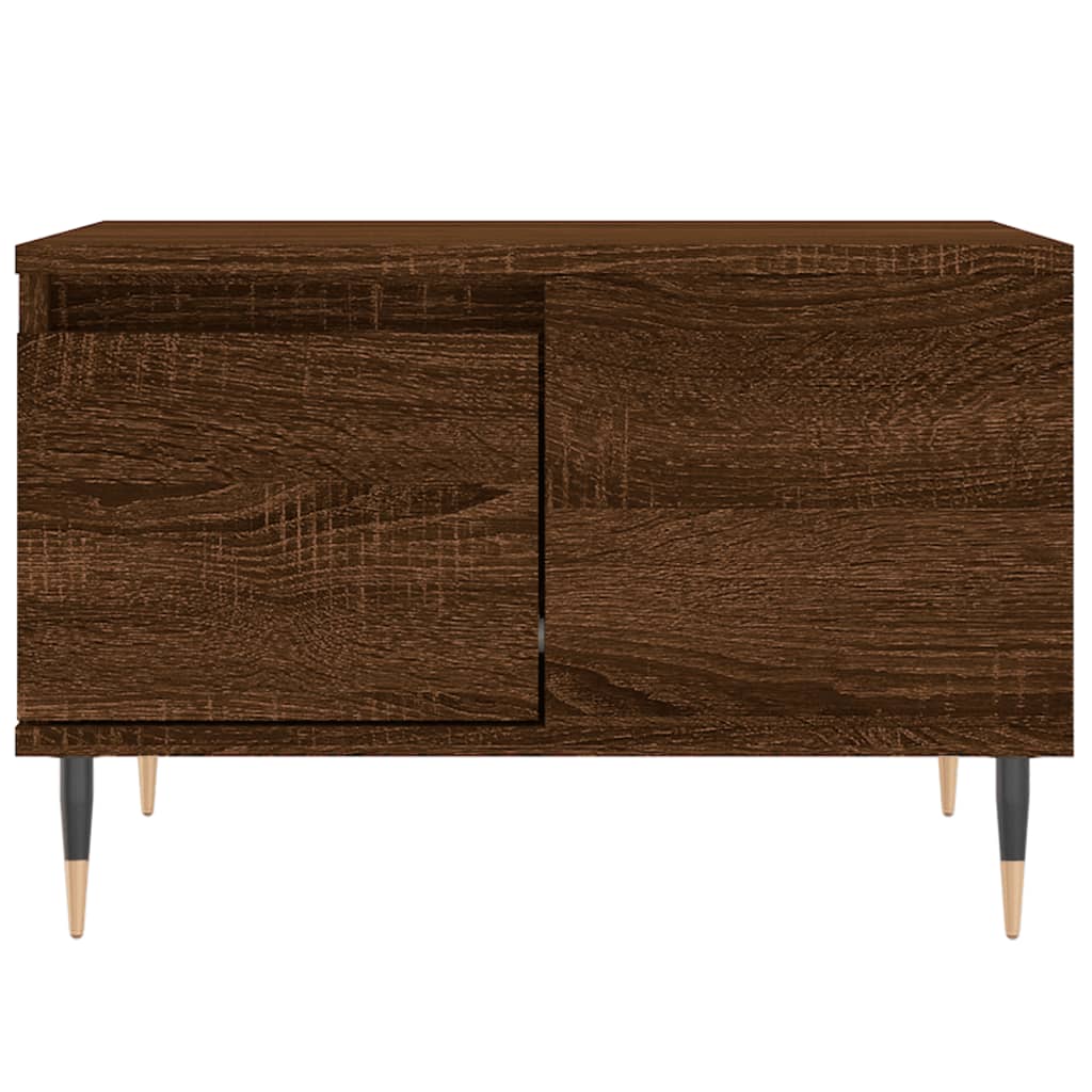vidaXL Măsuță de cafea, stejar maro, 55x55x36,5 cm, lemn prelucrat vidaXL Măsuță de cafea, stejar maro, 55x55x36,5 cm, lemn prelucrat