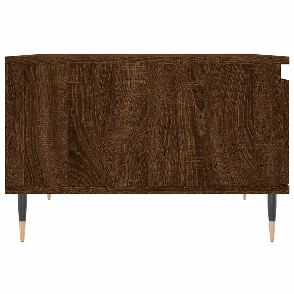 vidaXL Măsuță de cafea, stejar maro, 55x55x36,5 cm, lemn prelucrat vidaXL Măsuță de cafea, stejar maro, 55x55x36,5 cm, lemn prelucrat