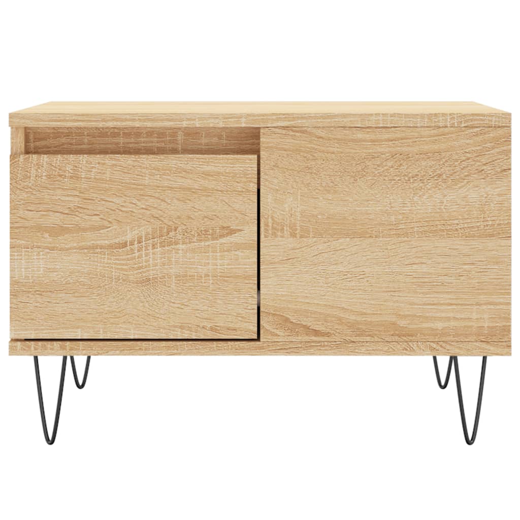 vidaXL Măsuță de cafea, stejar sonoma, 55x55x36,5 cm, lemn prelucrat vidaXL Măsuță de cafea, stejar sonoma, 55x55x36,5 cm, lemn prelucrat