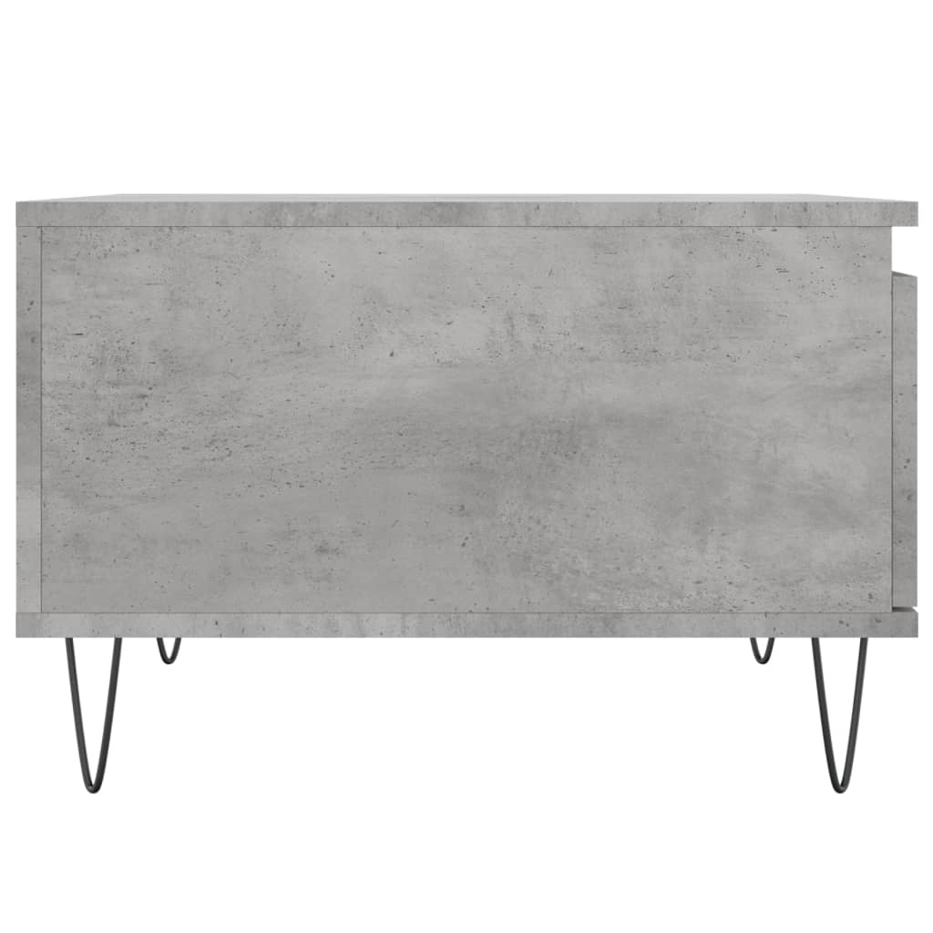 vidaXL Măsuță de cafea, gri beton, 55x55x36,5 cm, lemn prelucrat