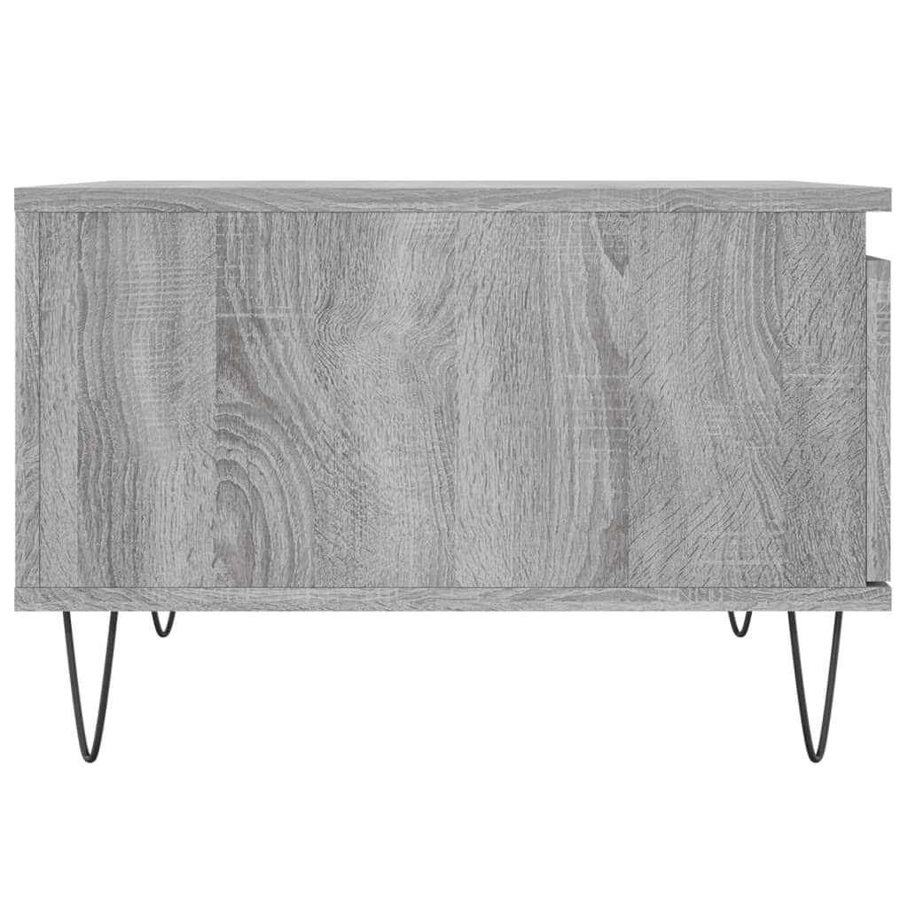 vidaXL Măsuță de cafea, gri sonoma, 55x55x36,5 cm, lemn prelucrat vidaXL Măsuță de cafea, gri sonoma, 55x55x36,5 cm, lemn prelucrat