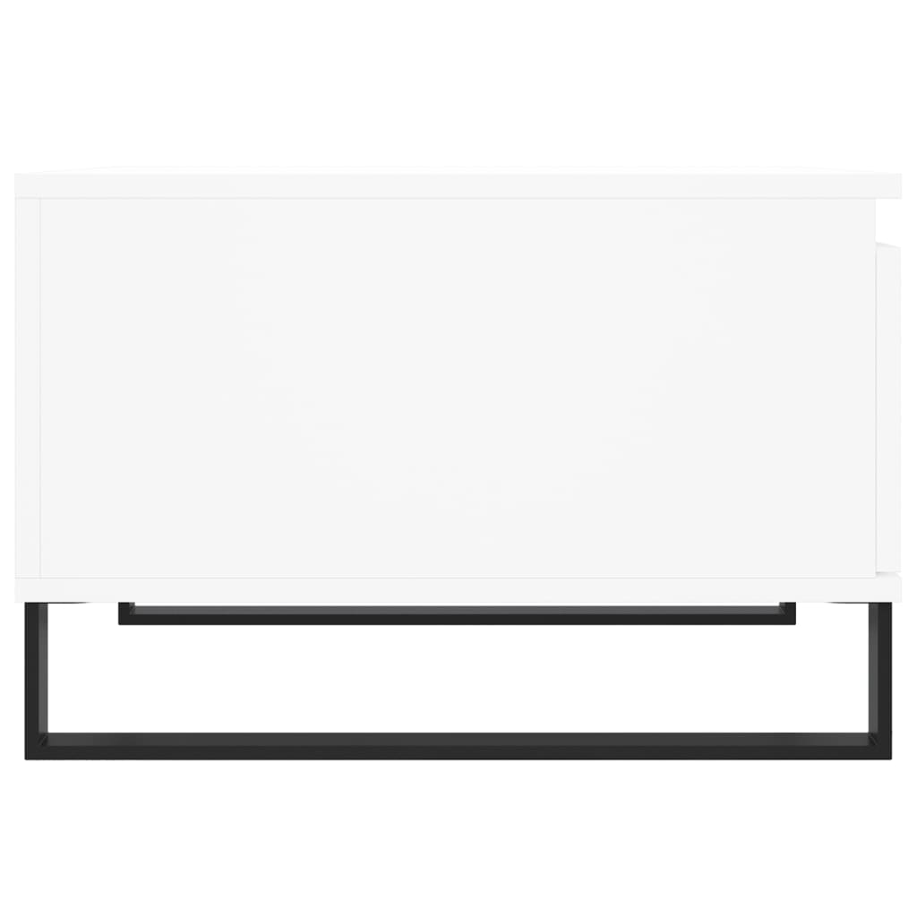 vidaXL Măsuță de cafea, alb, 55x55x36,5 cm, lemn prelucrat